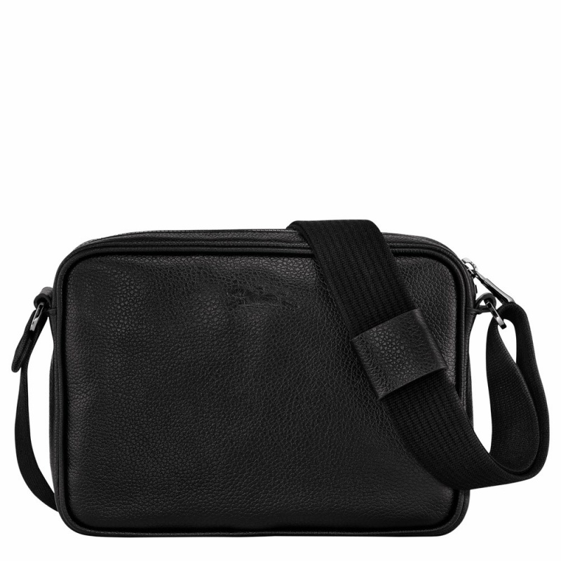 Black Longchamp Le Foulonne M Men's Camera Bags